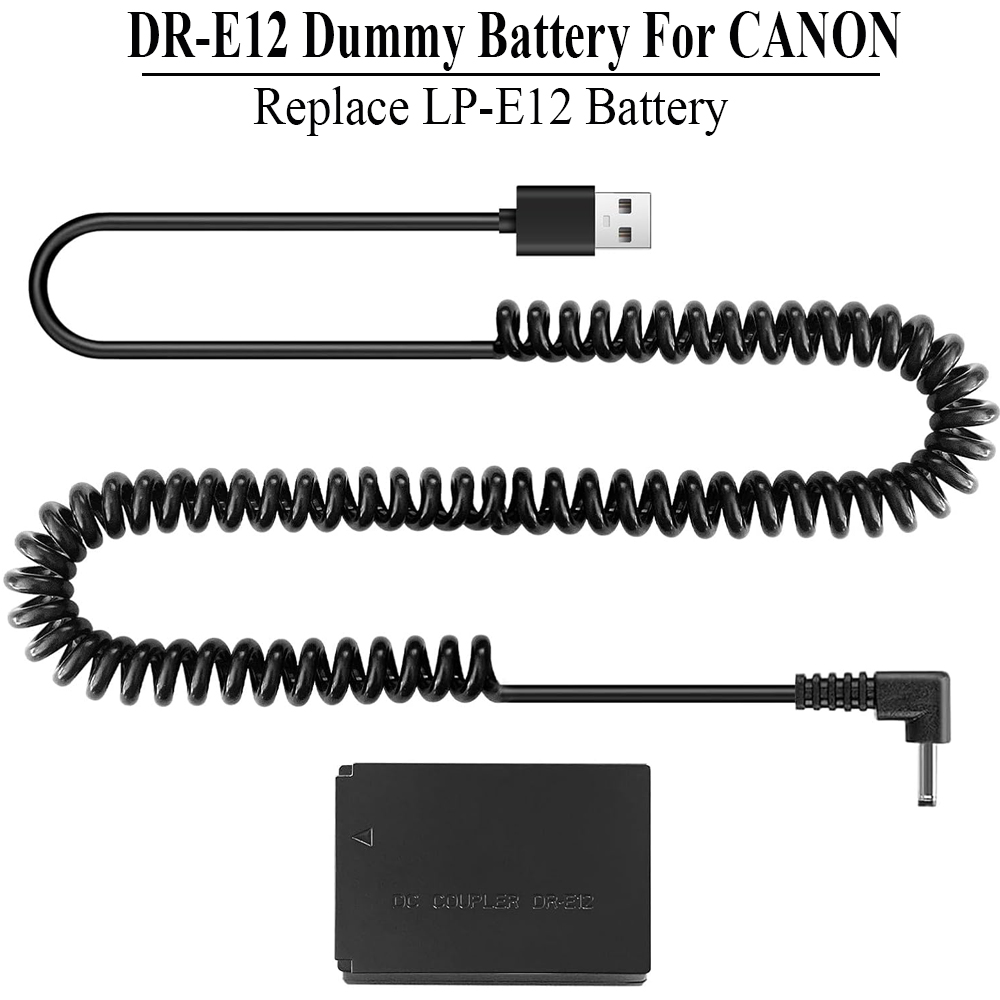LP-E12 kabel daya USB ACK-E12  - Canon Camera Eos M50 Mark Ii ulasan dan harga
