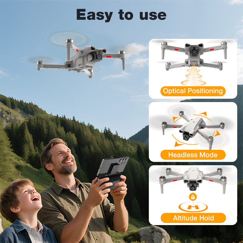 Drone Baru L017 Pro Brushless  - Fpv Drone Charger ulasan dan harga